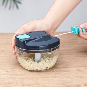 NEW Multi-Function Manual Food Processor Chopper Vegetable Garlic Press Shredder